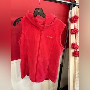 Columbia Pink Fleece Vest